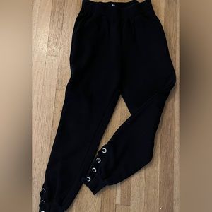 Good American black jogger. Small.